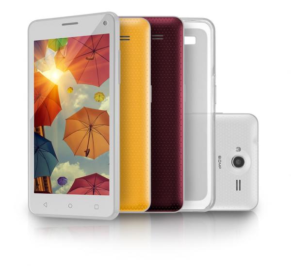 Smartphone Ms50 Colors Multilaser Branco 5 Pol. 8.0Mp 3G Quad 8Gb 5.0 - P9002
