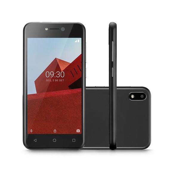 Smartphone Multilaser e 3G 16GB Tela 5.0 Quad Core Câmera Traseira 5MP + 5MP Frontal Preto - P9101 - Imp