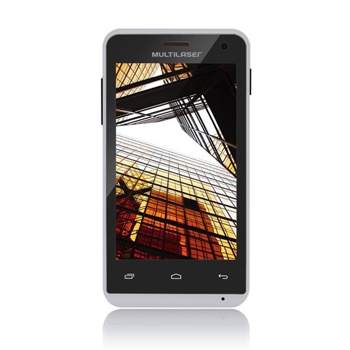 Tudo sobre 'Smartphone Multilaser Ms40 Cor Branca Tela 4" Câmera 2 Mp + 5 Mp 3g Quad Core 4gb Android 4.4 - P90'