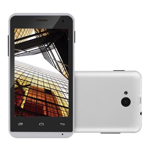 Smartphone Multilaser MS40S Branco 4" Câmera 5MP 3G Quad Core 8GB NB252