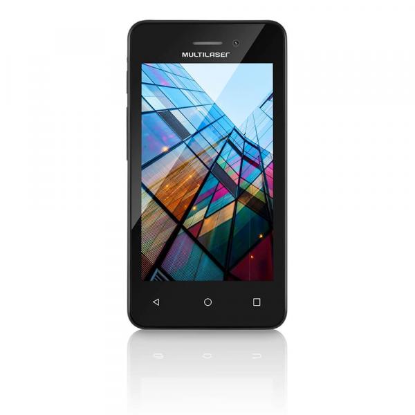 Smartphone Multilaser Ms40S Preto 4 Pol. Câmera 2 Mp + 5 Mp 3G Quad Core 8Gb Android 6.0 - P9025