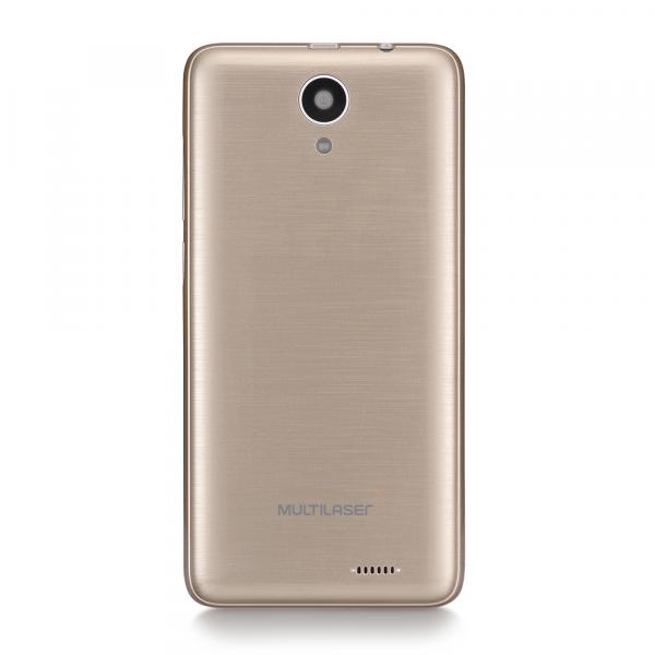 Smartphone Multilaser MS45 4G 1GB Dourado Tela 4.5" Câmera 5 MP + 8 MP Quad Core 8GB Android 7.0 - P9063