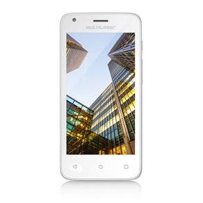 Smartphone Multilaser MS45S Colors Tela 4.5" Câmera 3 MP/5 MP 3G Quad Core 8GB 1GB Branco - P9012