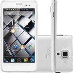 Smartphone Multilaser MS5 Android 4.2 Wi Fi Bluetooth Câmera 8.0 MP 4GB Cartão Micro SD GPS - Branco