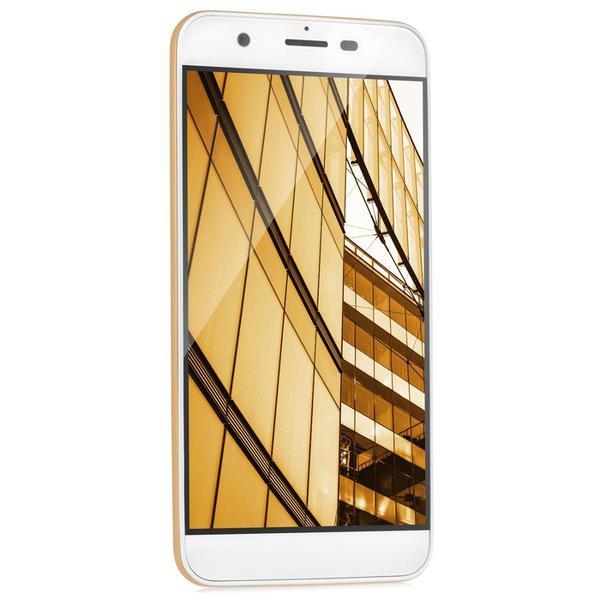 Smartphone Multilaser MS50 Dourado, Dual Chip, Quad Core, Tela 5.0", 8GB, Câm 8MP, Android 5.0 - 4G - Multilaser