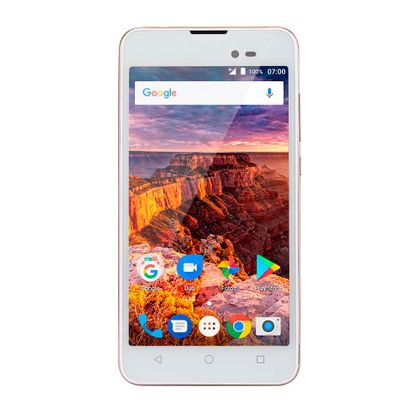 Smartphone Multilaser Ms50L 3G Quadcore 1Gb Ram Tela 5 Pol. Dual Chip Android 7 Dourado - P9052 P9052