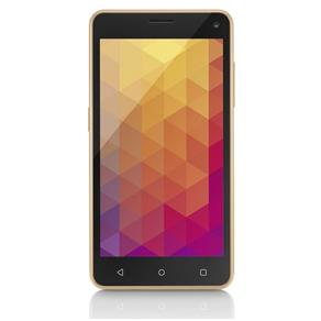 Smartphone Multilaser MS50R 3G Camera 8MP + 5.0PM Ram 1 GB Flash 8Gb Android 5 Polegadas Dual Chip Dourado - P9507