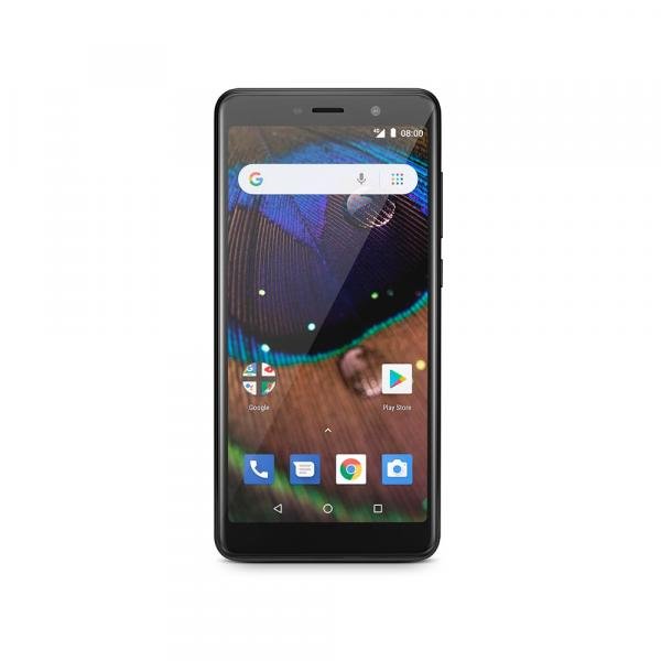 Smartphone Multilaser Ms50X 4G Quad Core 1GB Tela 5,5 Pol. Dual Chip Android 8.1 Preto - P9074