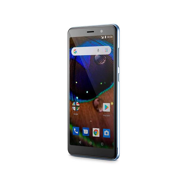 Smartphone Multilaser Ms50X 4G Quadcore 1Gb Ram Tela 5,5 Pol. Dual Chip Android 8.1 Azul/Preto - P9075