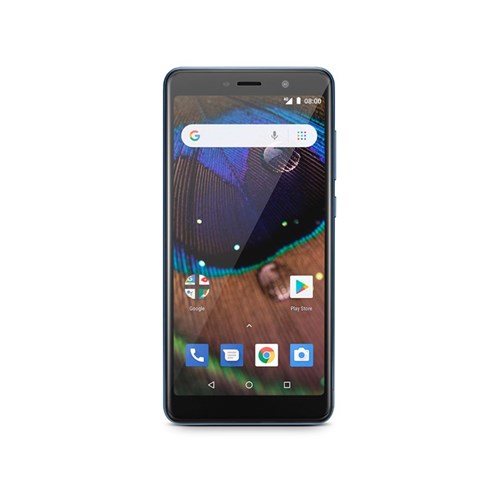 Smartphone Multilaser Ms50x 4G Quadcore 1Gb Ram Tela 5,5' Dual Chip Android 8.1 Azul/Preto P9075