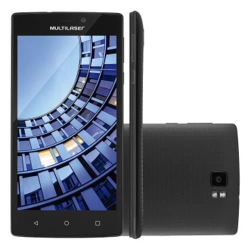Smartphone Multilaser MS60, Quad Core, Android, Tela 5,5, 16GB, 13MP, 4G Desbloqueado - Preto - NB2