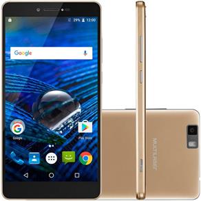 Smartphone Multilaser MS70 Octa Core Android 6 Tela 5.85" 16MP Desbloqueado Dourado P9037