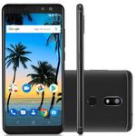 Smartphone Multilaser MS80 4GB RAM+ 64GB 5,7 HD+ Android 7.1 Qualcomm Câmera 20MP+8MP Preto- P9066