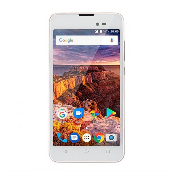 Smartphone Multilaser NB707 MS50L Android 7.0 Quad Core 3G 8Gb 5Pol Branco/Dourado