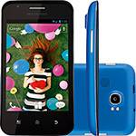 Smartphone Multilaser Trend Dual Chip Android 2.3 Tela 4" 512MB 3G Wi-Fi Câmera 2MP - Preto e Azul