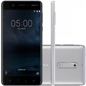 Smartphone Nokia 5 Dual Chip Android 7.1 Tela 5.2 16GB 4G Camera 13MP - Prata