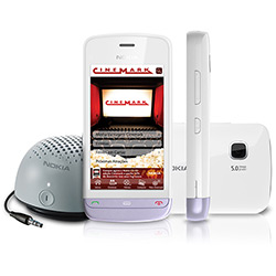 Tudo sobre 'Smartphone Nokia C5-03 Desbloqueado Claro, Branco / Lilás - Tela 3.2", Câmera 5.0MP, 3G, Wi-Fi, Memória Interna 40MB e Cartão 2GB'