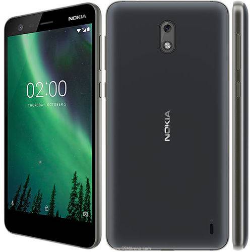 Smartphone Nokia 2 Dual Chip Android 7.1 Tela 5.0 8GB Camera 8MP Bateria 4100mah - Preto