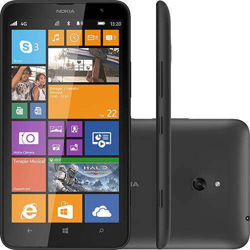 Smartphone Nokia Lumia 1320 Desbloqueado Windows Phone 8 Tela 6" 8GB 4G Wi-Fi Câmera 5MP - Preto