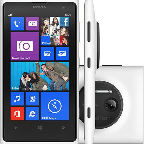Tudo sobre 'Smartphone Nokia Lumia 1020 Branco - Gsm'