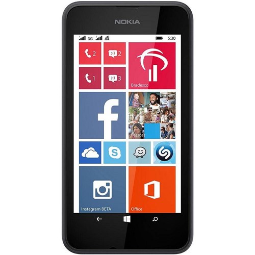 Smartphone Nokia Lumia 530 Dual Desbloqueado Preto (Acompanha Capa Laranja)
