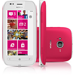 Tudo sobre 'Smartphone Nokia Lumia 710 - Branco / Rosa - GSM, Tela Touch 3.7", Windows Phone 7.5, Processador 1.4GHz, 3G, Wi-Fi, GPS, Câmera 5 MP com LED Flash, Filma em HD, MP3 Player, Bluetooth, Memória Interna de 8GB e Grátis 7GB de Armazenamento no Sky Drive - de'