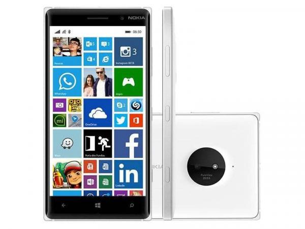 Smartphone Nokia Lumia 830 4G Windows Phone - Câm. 10MP Tela 5” Proc. Quad Core Wi-Fi