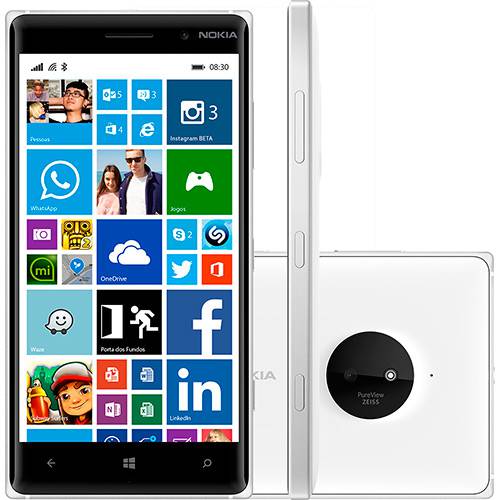 Tudo sobre 'Smartphone Nokia Lumia 830 Desbloqueado Windows 8.1 Tela 5" 16GB 4G Wi-Fi Câmera 10MP - Branco'