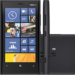 Smartphone Nokia Lumia 920, Desbloqueado, Preto, Processador S4 Dual Core 1,5Ghz,Tela PureMotion HD+ 4.5", Windows Phone 8, Câmera 8.7MP, Câmera Frontal VGA, Gravação Full HD, 4G, Wi-Fi, Bluetooth, GPS e Memória Interna de 32GB