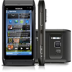 Smartphone Nokia N8 Desbloqueado Claro, Cinza - Symbian 3, Tela 3.5", Câmera 12MP, 3G, Wi-Fi e Memória Interna 16GB