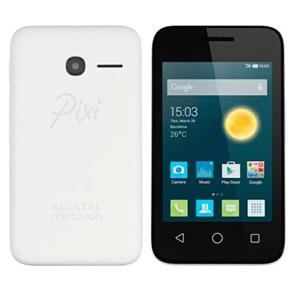 Smartphone One Touch Pixi3, Dual Chip, Branco, Tela 3.5", 3G+WiFi, Android 4.4, 5MP, 4GB - Alcatel