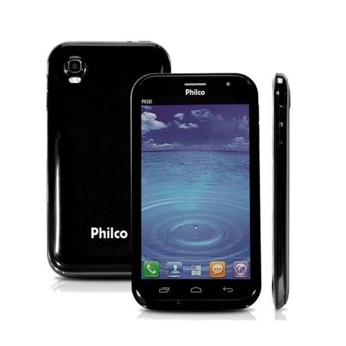 Smartphone Philco Phone 501 2 Chips 4gb 8mp Tela 5" Android 4.1 Tv Wifi - Preto