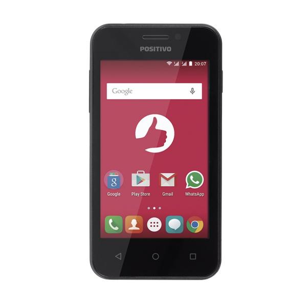 Smartphone Positivo S420 Desbloqueado Dual Chip Android 5.1 Tela 4 3g Wifi Câmera 3.2mp Preto