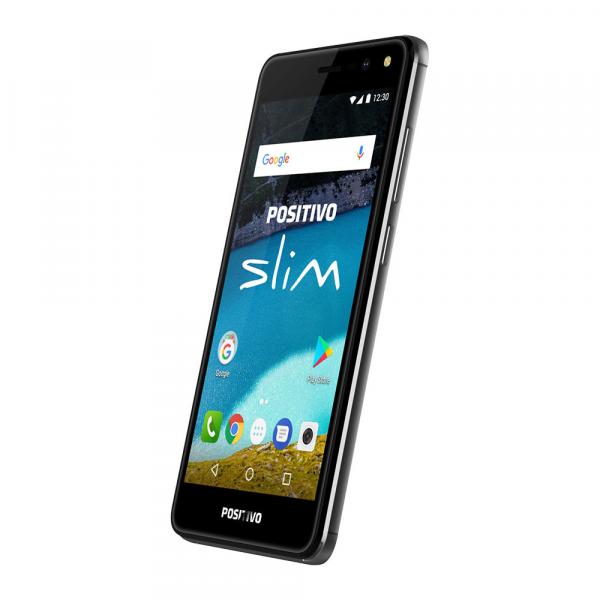 Smartphone Positivo Slim, Cinza, S510, Tela de 5", 8GB, 8MP