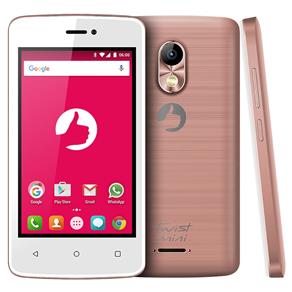 Smartphone Positivo Twist Mini S430 Rosa com Dual Chip, Tela 4”, Android 6.0, Câmera 8MP, 3G, Wi-Fi, Bluetooth e Processador Dual-Core de 1.3 Ghz