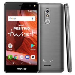 Smartphone Positivo Twist S530 - Android 7.0 3G 5.2" 16GB Câmera 8MP - Cinza