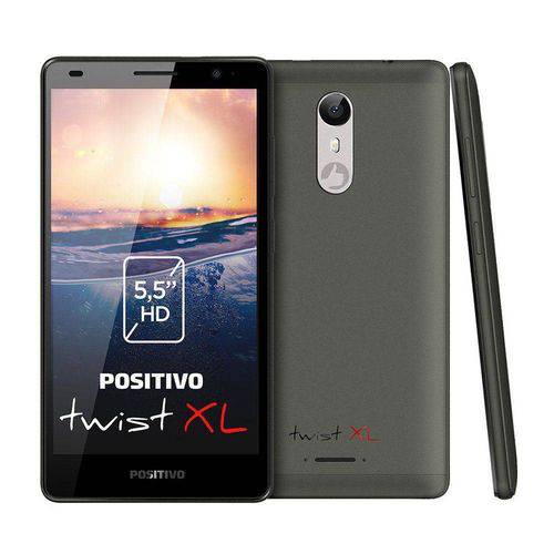 Smartphone Positivo Twist Xl S555 Dual Chip Android 7.0 Tela 5.5 16gb 3g Câmera 8mp Bivolt