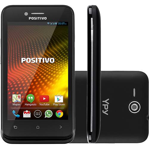 Tudo sobre 'Smartphone Positivo YPY S405 Dual Chip Desbloqueado Android 2.3 Tela 4" 3G Wi-Fi Câmera 3MP - Preto'