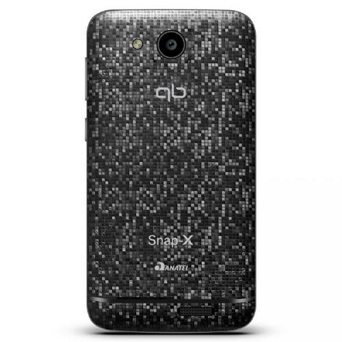 Smartphone Qbex Snap X Preto A5 Tela 4,5´´, 8GB, 5MP