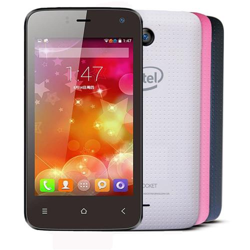 Tamanhos, Medidas e Dimensões do produto Smartphone Qbex X Pocket W4010 Branco com 4GB, Tela de 4”, Câmera 5MP, 3G, Bluetooth, Android 4.4, Processador Intel SoFia Dual Core e 2 Capas Extras