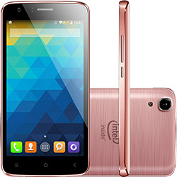 Smartphone Qbex X-Rose Desbloqueado Android 4.4 Tela 5" 16GB 3G Wi-Fi Câmera 8MP - Rosé