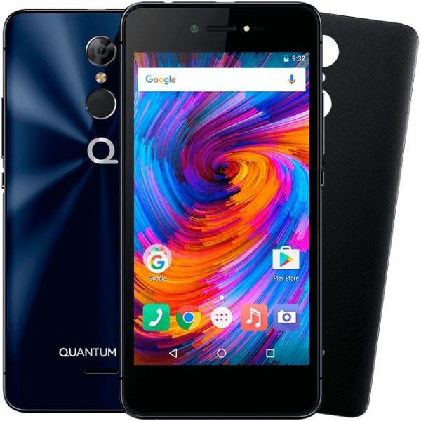 Smartphone Quantum GO2 4G 32GB Azul Octa Core 3GB RAM Duas Câmeras 13MP Tela HD 5 Android 7