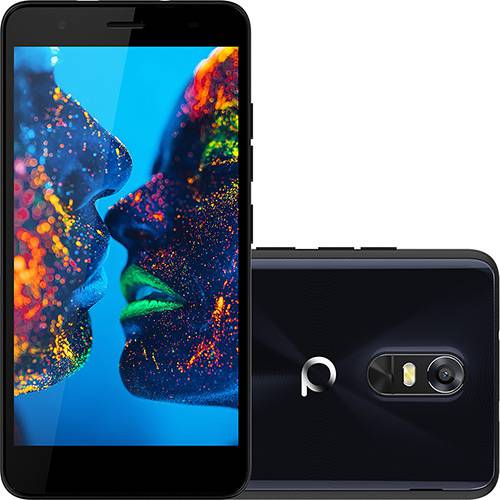 Smartphone Quantum MUV Pro 16GB 4G Android 6.0 Tela 5.5" Câmera 16MP Azul Escuro