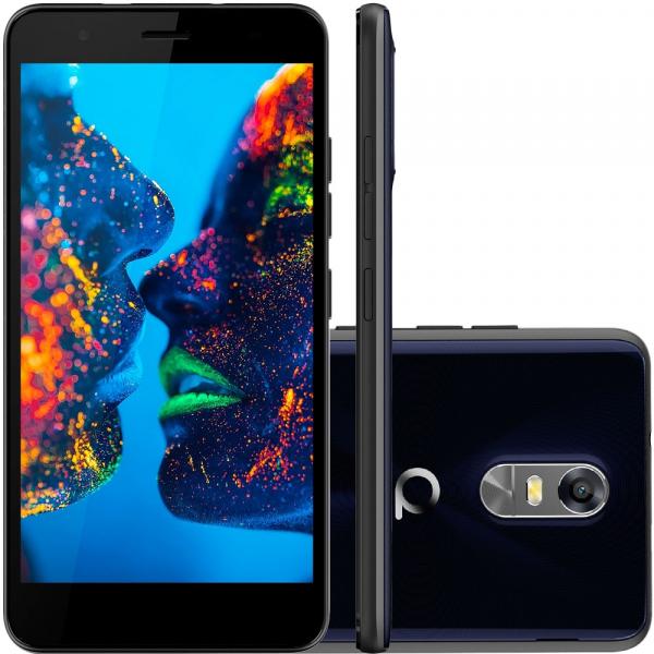 Smartphone Quantum MÜV Pro 16GB Dual Chip 4G 5,5" Câmera 16MP Selfie 8MP Android 6.0 Midnight Blue