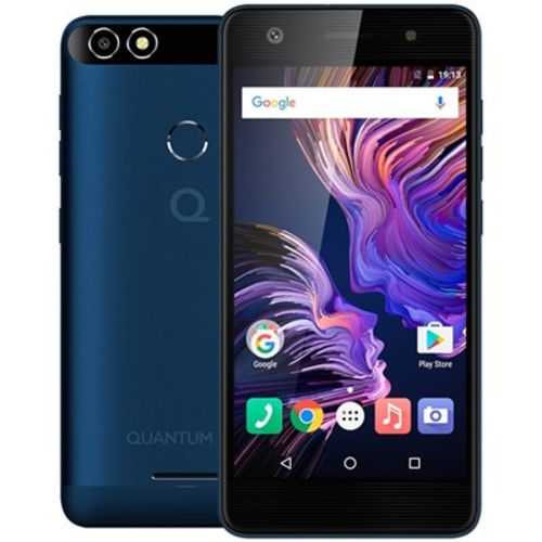 Smartphone Quantum YOU 4G 32GB Azul Quad-Core 3GB RAM Duas Câmeras 13MP Tela HD 5 Android 7