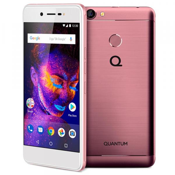 Tudo sobre 'Smartphone Quantum YOU e 32GB Tela 5 Quad-Core Dual SIM 4G Câmera 13MP - Rosa'