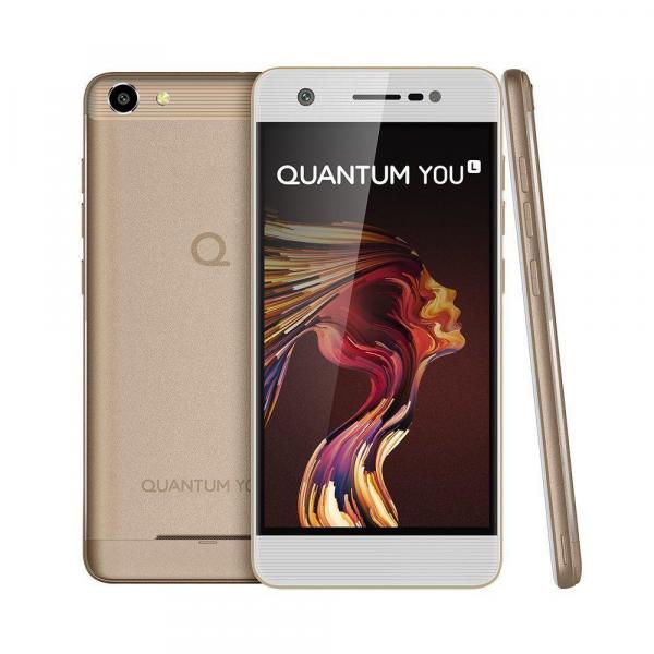 Tudo sobre 'Smartphone Quantum YOU L 32GB Tela 5 Quad-Core Dual SIM 4G Câmera 13MP - Dourado'
