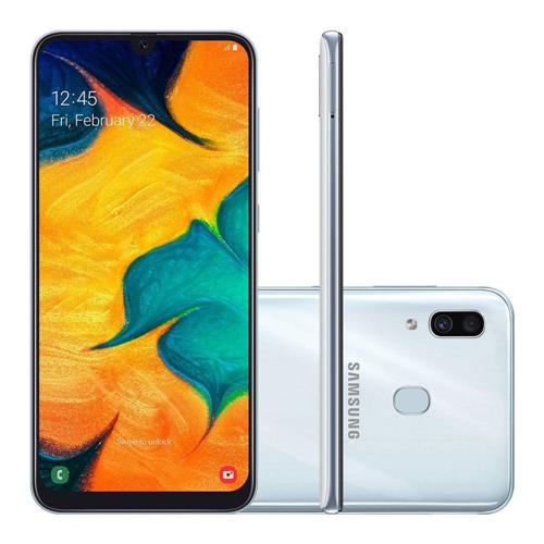 Smartphone Samsung A30 (2019) 32GB SM-A305G Desbloqueado Branco
