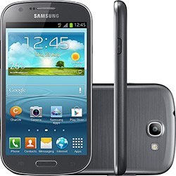 Smartphone Samsung Express Desbloqueado Vivo Cinza Android 4.1 4G Câmera 5MP