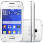Smartphone Samsung G110b Galaxy Pocket Ii Duos, 3g Android 4.4 4gb Câmera 2mp Tela 3,3”, Branc